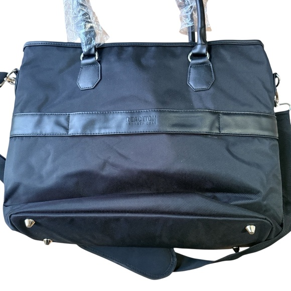 Kenneth Cole REACTION Chelsea Quilted Chevron 15" Laptop & Tablet Business Tote - Picture 3 of 14